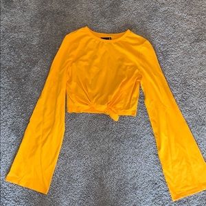 Yellow crop top! Good condition